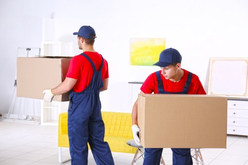 Professional movers in Finchley handling a home relocation with care