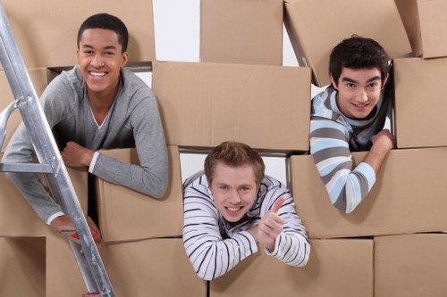 Commercial removals setup for a Finchley office relocation