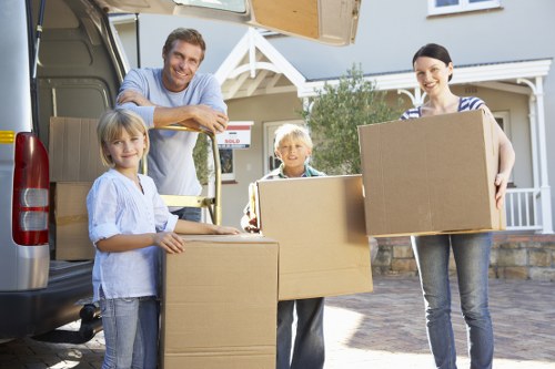 Low-carbon van used by Movers Finchley for eco-friendly removals