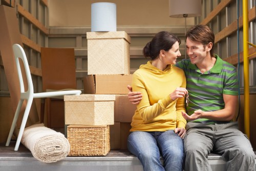 Local moving service handling a flat move in Finchley